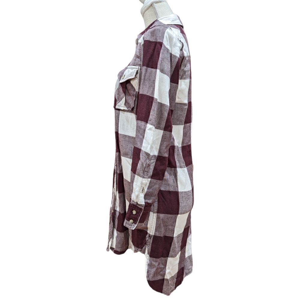Wilfred Free Women's Plaid Long Sleeve Tunic Size XXS - Picture 4 of 6